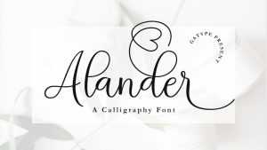 Alender Font › Fontesk