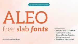 Aleo 2.0 Font Family › Fontesk