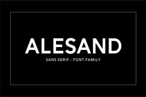 Alesand Sans Font Family