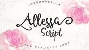 Alessa Script Font › Fontesk