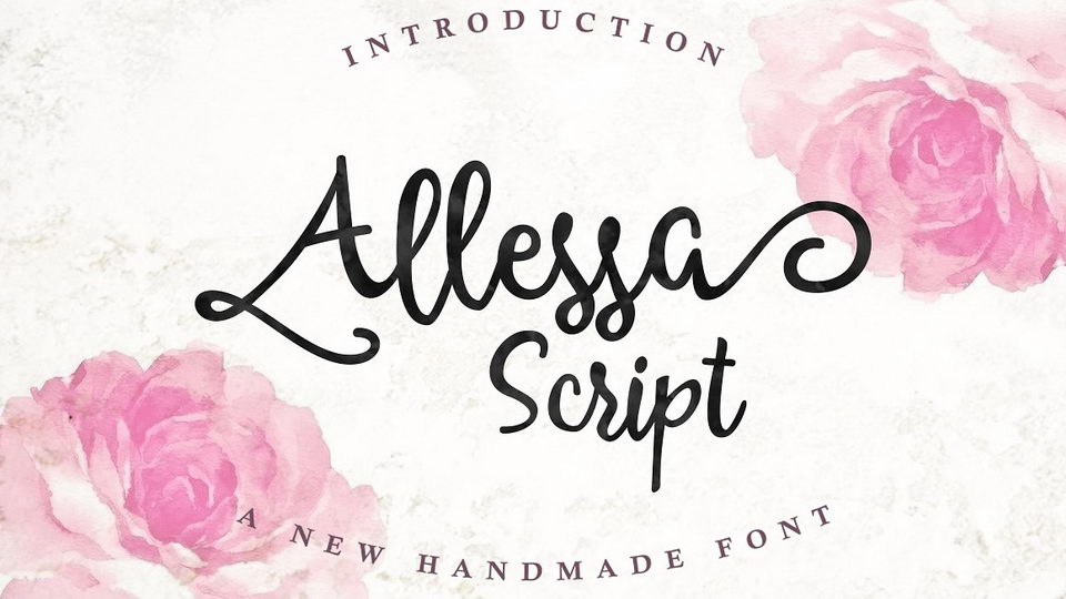 Alessa Script Font › Fontesk