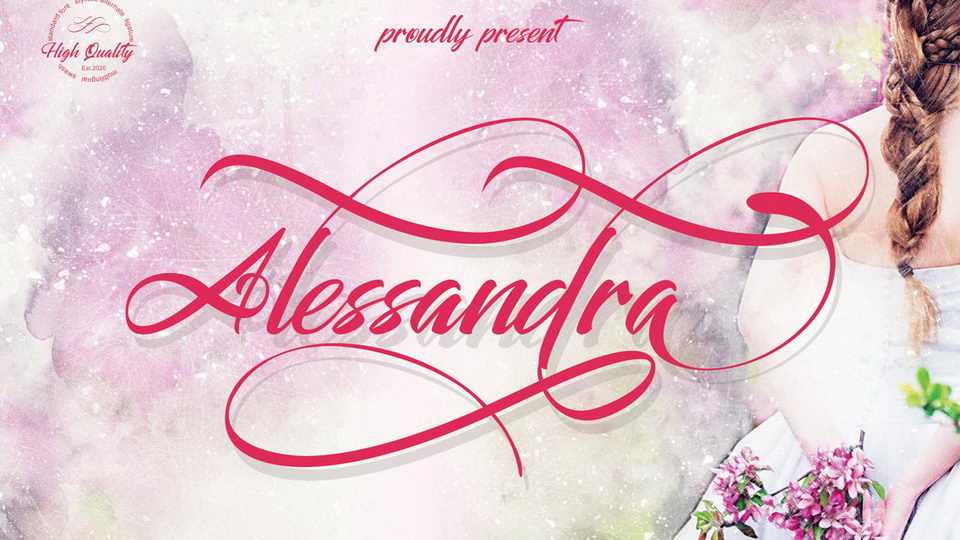 Alessandra Script Font › Fontesk