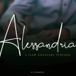 Alessandria Signature Font