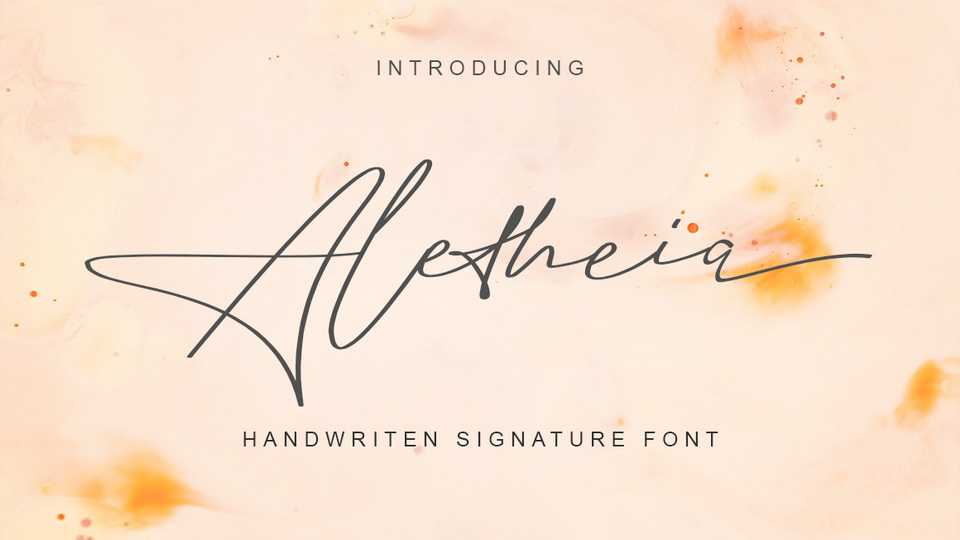 Aletheia Script Font › Fontesk