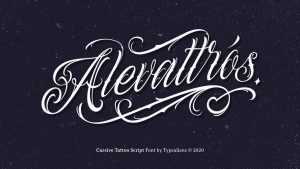 Alevattros Script Font › Fontesk