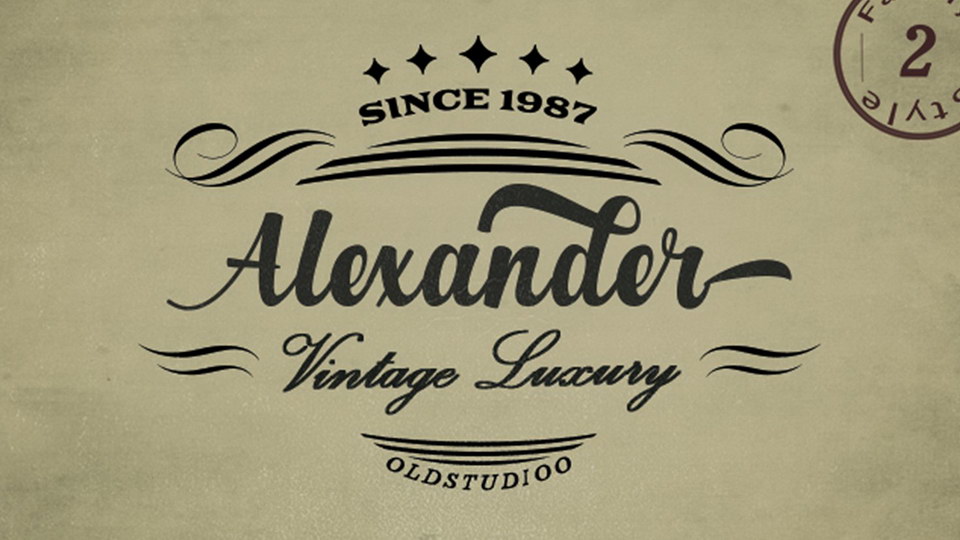 Alexander Script Font › Fontesk