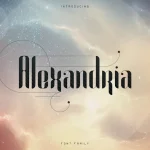 Alexandria Font Family + Bonus