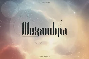 Alexandria Font Family + Bonus