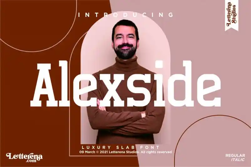 Alexside Slab Font