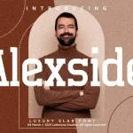 Alexside Slab Serif Font