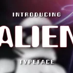 Alien Display Font - Fonte Grátis Alien Display Font