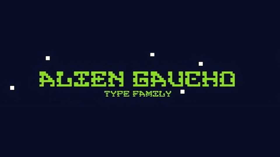 Alien Gaucho Font Family › Fontesk