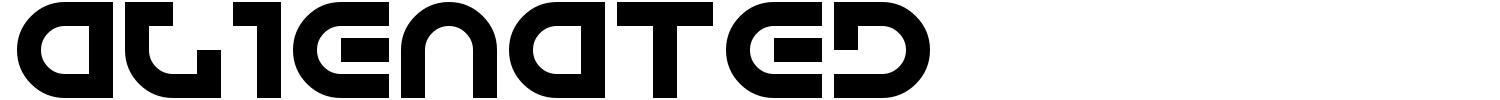 Alienated Font