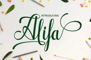 Alifa Script Font