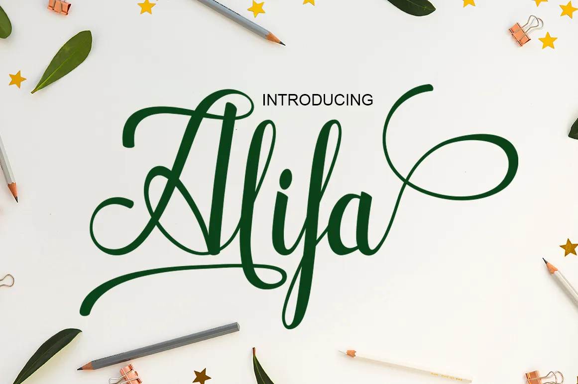 Alifa Script Font