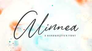 Alinnea Script Font › Fontesk