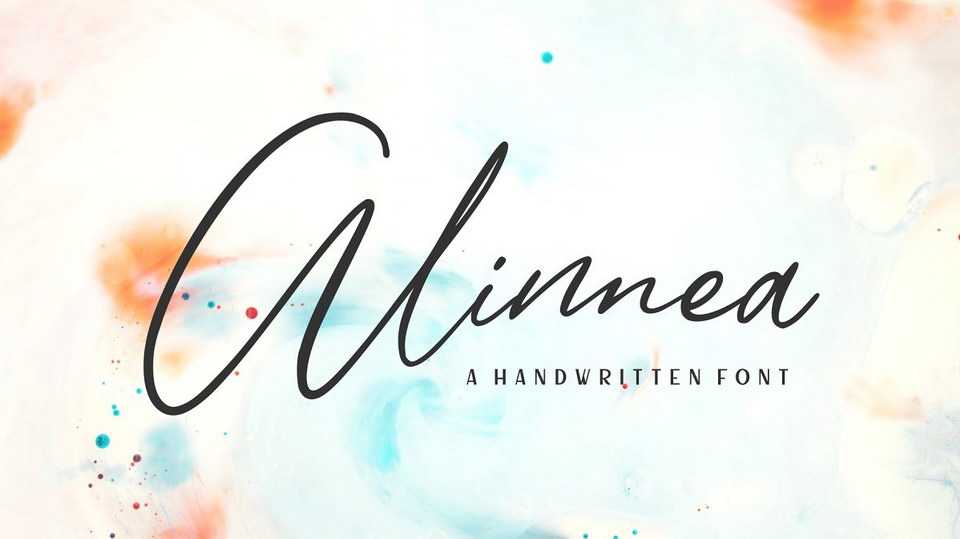 Alinnea Script Font › Fontesk