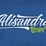 Alisandra Script Font - Fonte Grátis Alisandra Script Font
