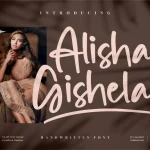 Alisha Gishela Font - Fonte Grátis Alisha Gishela Font