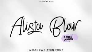 Alista Blair Font › Fontesk