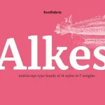 Alkes Serif Font Demo