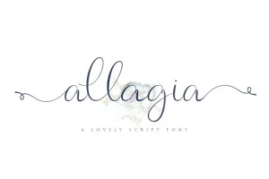 Allagia Script Font