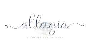 Allagia Script Font › Fontesk