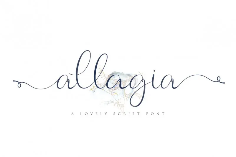 Allagia Script Font