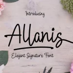 Allanis Handwritten Font