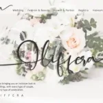 Alleffra Calligraphy Font - Fonte Grátis Alleffra Calligraphy Font