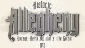 Allegheny Font › Fontesk