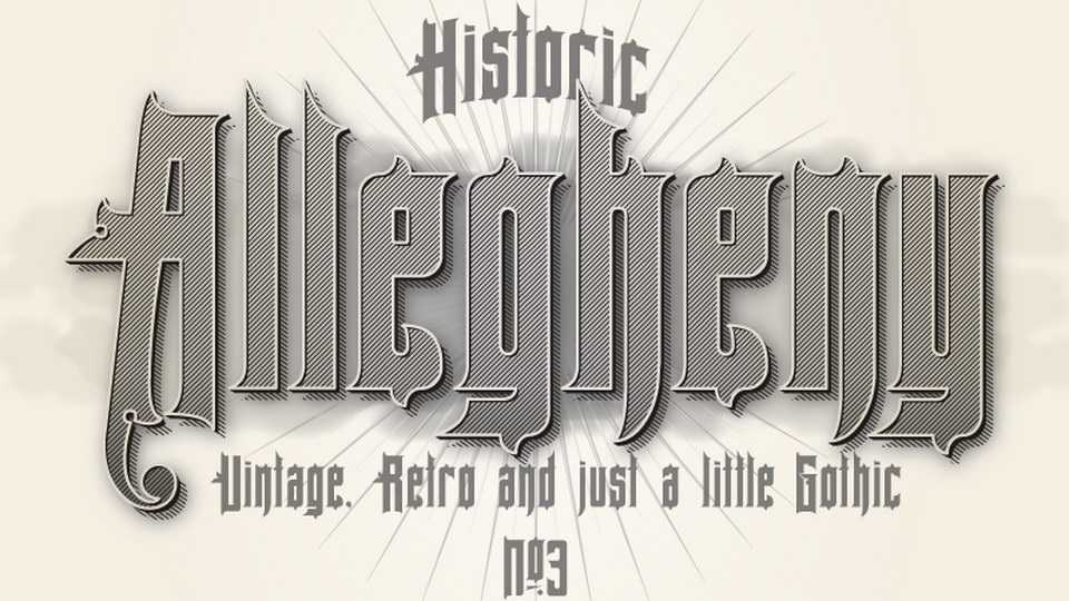 Allegheny Font › Fontesk