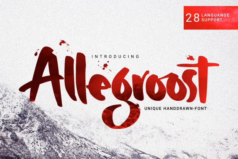 Allegroost Script Font