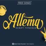 Allema Font - Fonte Grátis Allema Font