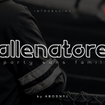 Allenatore Font Family