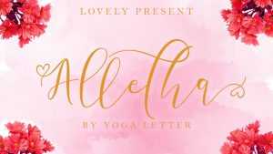 Alletha Script Font › Fontesk