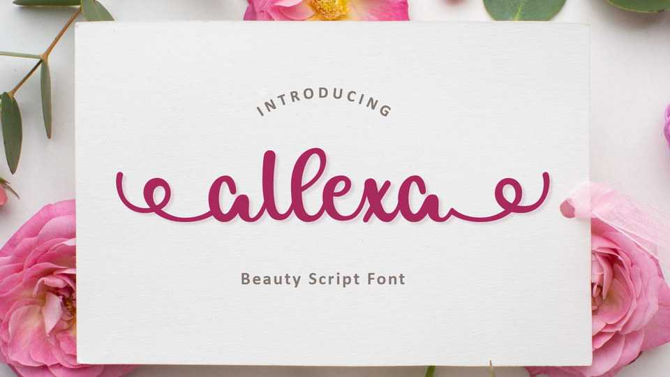 Allexa Font › Fontesk