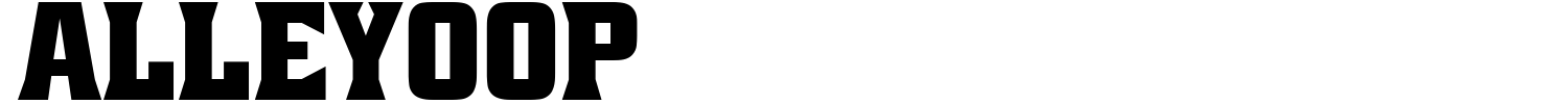 Alleyoop Font