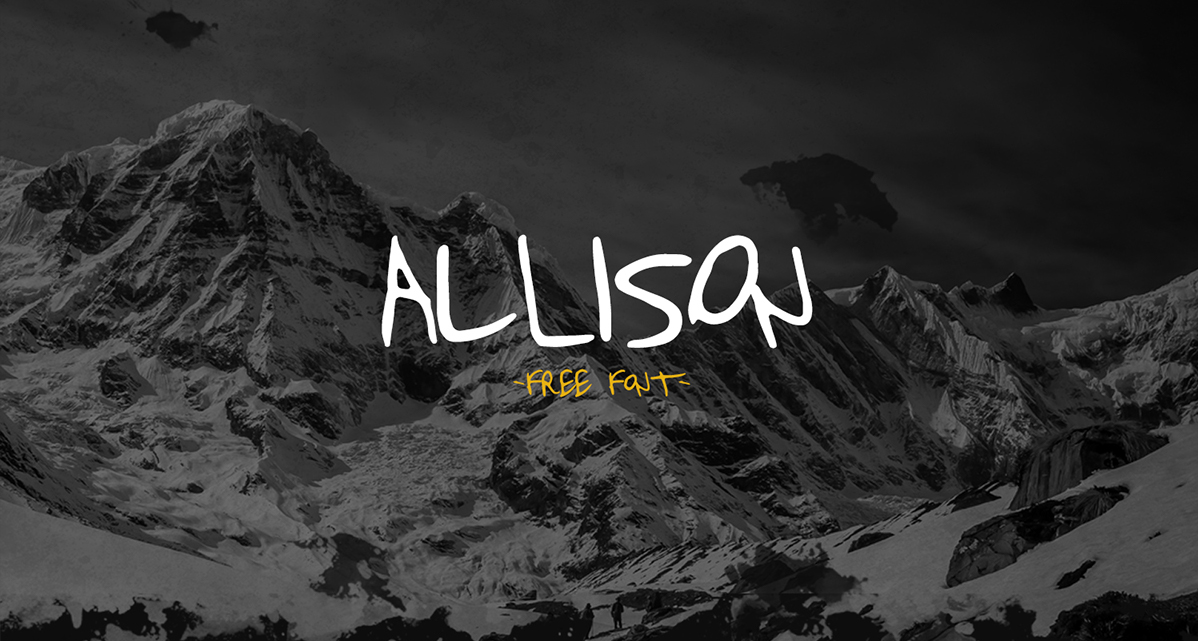 Allison - Handwritten Typeface