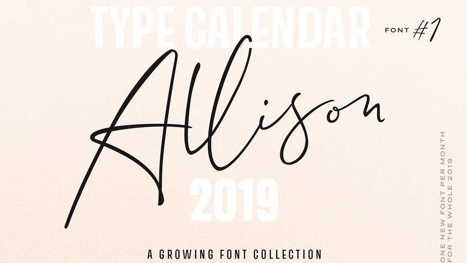 Allison Script Font › Fontesk
