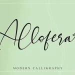 Allofera Calligraphy Font