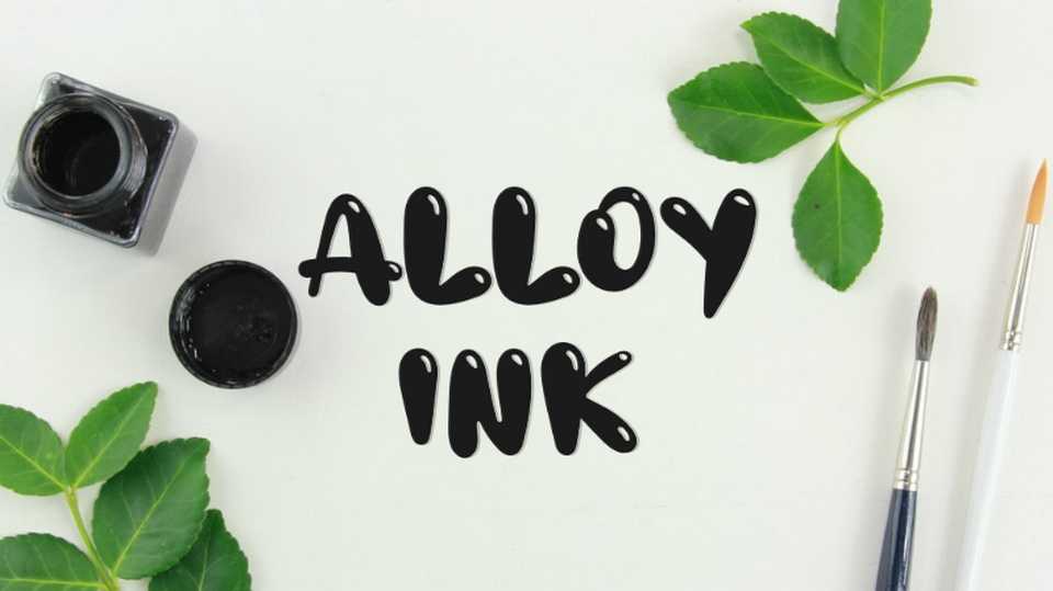 Alloy Ink Font › Fontesk