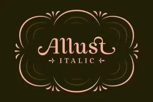 Allust Serif Font