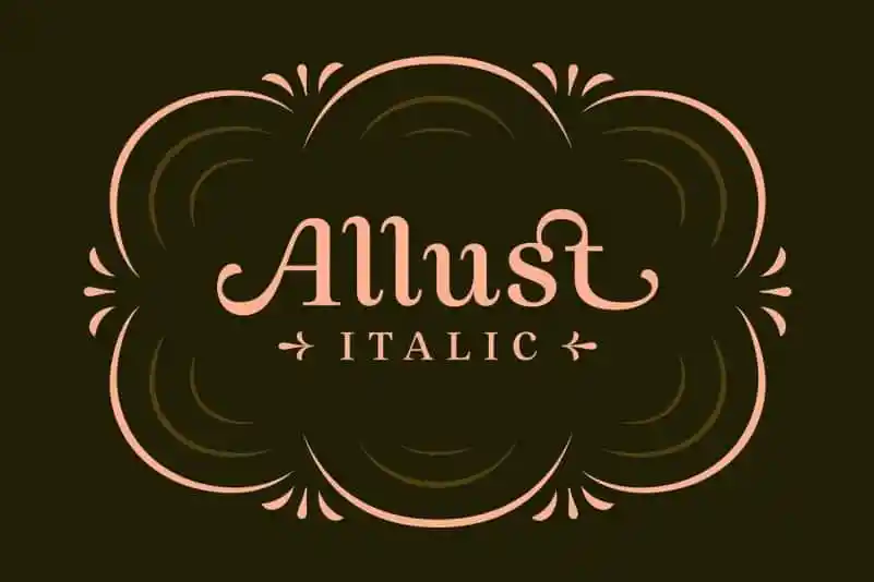 Allust Serif Font