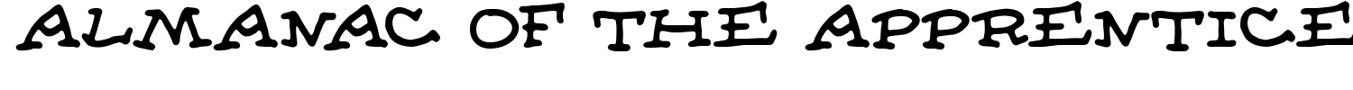 Almanac Of The Apprentice Font