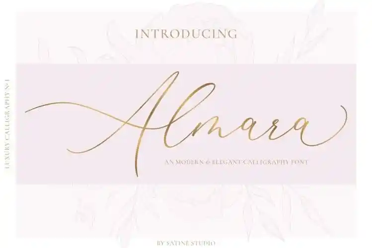 Almara Calligraphy Font
