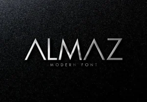 Almaz Display Font