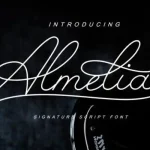 Almelia Handwritten Font