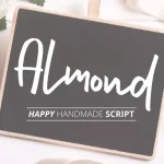 Almond Hand Lettering Script Fonts