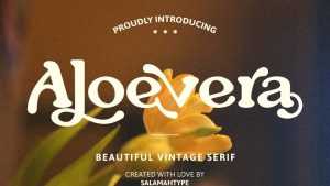 Aloevera Font › Fontesk